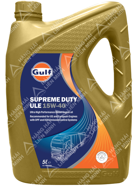 Supreme Duty ULE 15W40 - 4L - Nhà Phân Phối Dầu Nhờn Gulf Oil - Công Ty Cổ Phần Hàng Hải Liên Minh